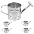 5pcs Mini Iron Watering Cans Fake Kettle Model Miniature Handheld