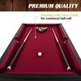 thumbnail image 3 of 5.5 ft Charleston Red Drop Pocket Pool Table, Billiard Ball and Cue Stick Set Included, by Barrington Billiards, 3 of 6