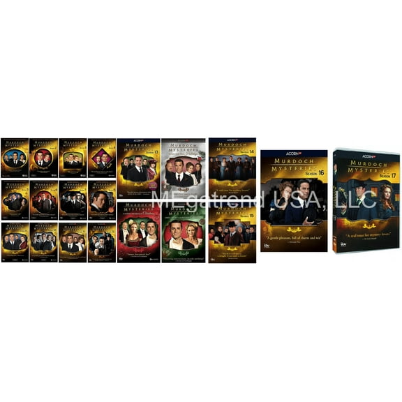 Murdoch Mysteries Complete Series Season 1-17   Movies (DVD)