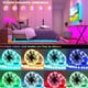 thumbnail image 3 of Tira de luces de música Wifi 32,8 pies 10 m con control remoto IR Kit de tira de luz RGB que cambia de color flexible para el hogar, dormitorio, cocina, decoración de bricolaje, 3 of 5