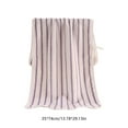 thumbnail image 5 of Djunllk Striped Hand Towels Super Soft, Premium Microfiber Hair Towel Highly Absorbent, Washcloths Basic Bathroom Towels for Bathroom Hotels Gym, 29.5" x 13.8", 5 of 7