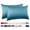 Dark Teal, variant on 100% Cotton Body Pillow Case, Deep Dream 20x54 Body Long Pillow Pillowcases Sateen Weave, 600 Thread Count Hotel Luxury Soft and Breathable Envelope Closure Pillow Covers,White