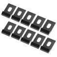 thumbnail image 2 of Metal Fixings Attaches Aluminium Greenhouses Fixture Set Greenhouse Base Clips, Base Clips, 10Pcs For Garden Greenhouses Black, 2 of 8
