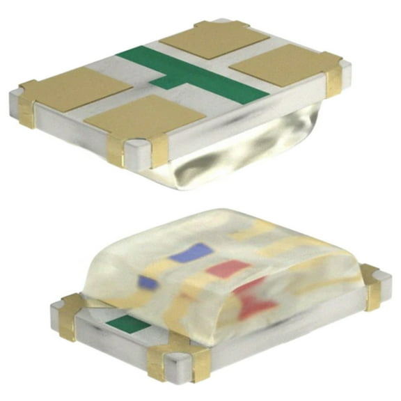 Pack of 10 APHBM2012QBDSURKC Blue, Red 465nm Blue, 630nm Red LED Indication - Discrete 3.3V Blue, 1.95V Red 0805 (2012 Metric)
