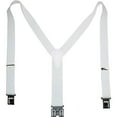 thumbnail image 2 of Perry Hook-On Belt Suspenders Small - The Original - White - 1.5"W x 42L, 2 of 2