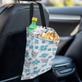 thumbnail image 4 of Yuyamidu Sea Turtle Car Garbage Bag for Front Seat Back Seat Hibiscus Car Trash Bag Universal Vehicle Garbage Bag Automobile Accessories Portable Car Storage Bag Organizer, 4 of 7