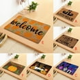 thumbnail image 6 of Welcome Door Mat Autumn Floor Mat Fall Seasonal Harvest Thanksgiving Halloween Indoor Outdoor Entrance Mat Bathroom Non-Slip Greeting Party Decorations 16 X 24 Inches, 6 of 7