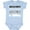 AE-Light Blue, variant on Weekends Are for Racing Race Car Silhouette and Racing Flag Boys or Girls Baby Bodysuit