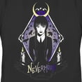 thumbnail image 2 of Women's Wednesday Nevermore Portrait  Graphic Tee Black Medium, 2 of 4