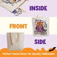 thumbnail image 3 of Joyfy 3 Pcs 13.75" Halloween Trick or Treat Bags with Handles, Reusable Canvas Gift Bag for Party Favor Supplies,Halloween Bags for Kids, 3 of 7
