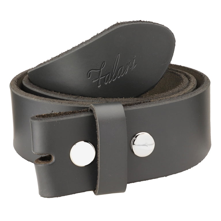 Falari Replacement Genuine Leather Belt Strap Without Buckle  display picture 1