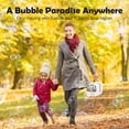 thumbnail image 4 of Bubble Machine, iTeknic Bubble Blowing Machine Automatic Bubble Maker, 4 of 7