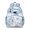 Sky-blue-66, variant on Trippy Abstract Geometric School Backpack Adjustable Padded Straps Chest Buckle Spacious Durable Backpack For Elementary School