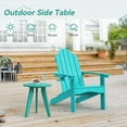thumbnail image 3 of Dycanpo Outdoor Side Table for Patio, Small Round End Table Weather-Resistant, Turquoise, 3 of 9