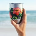 Tervis Triple Walled Bright Wild Blooms Insulated Tumbler Cup Keeps Drinks Cold & Hot, 12oz