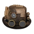 thumbnail image 3 of Sombrero de copa Steampunk Sunnimix Denim Hat, 3 of 8