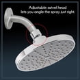 thumbnail image 3 of High Pressure Shower Head - 6“ Powerful Bathroom Pressure Boosting Rain Showerhead - Perfect Universal Replacement for Rainfall Shower Heads (Chrome), 3 of 12