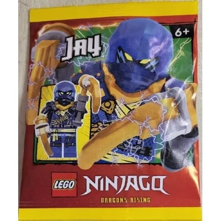 LEGO Ninjago Dragons Rising Season 2: Jay Climber Minifigure with Energy Pics