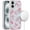Bow Knot, variant on For iPhone 16 Plus 6.7 inch [Magnetic Circle] Double Layer Design IMD TPU Case - Smiley Faces