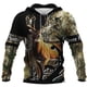 thumbnail image 4 of Sudadera con capucha de caza de ciervos para hombre y mujer, sudadera con capucha Harajuku con estampado 3D completo de caza de animales, sudadera con capucha informal de moda, envío directo, 4 of 5