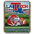 thumbnail image 2 of LHM NCAA Louisiana Tech Bulldogs Home Field Advantage Woven Tapestry Throw, 48 x 60 in., 2 of 2