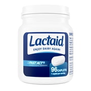 Lactaid Fast Act Lactose Intolerance Relief Caplets, 96 Count
