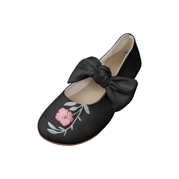 Domuza Mary Jane Shoes for Women Slip on Dressy Ballerina Flats Shoes for Women 2026 New Comfort Non-Slip Shoes for Work Office Casual Black 7.5(EU-39)