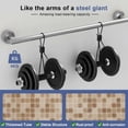 thumbnail image 3 of 18 Inch Brushed Nickel Towel Bar, Wall Mounted SUS304 Stainless Steel Bathroom Towel Rack Holder for Bathroom, 20.4 Inch Total Length, 3 of 7