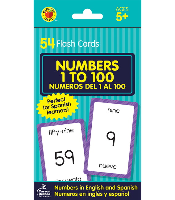 Brighter Child Flash Cards: Numbers 1 to 100 Flash Cards: Numeros del 1 Al 100 (Other)