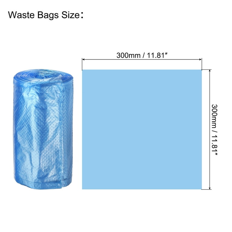 240 Counts Mini Trash Bags 0.5 Gallon Tiny Mini Garbage Bags Small Pet Bags  Strong Trash Bags Trash Can Liners for Car Kitchen Office Desktop Mini