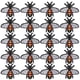 thumbnail image 2 of Pegatinas De Tela Bordada, Parches De Hierro De Abeja, Tela De Parche Para Bolsas De Zapatos Anggrek Iron Patches, 2 of 8