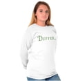 thumbnail image 4 of Duffer Funny Golfer Insult Golfing Plus Size Long Sleeve Graphic Tee Shirt Brisco Brands 2X, 4 of 5