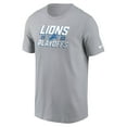 thumbnail image 2 of Men's Nike  Gray Detroit Lions 2023 NFL Playoffs Iconic T-Shirt, 2 of 3