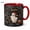 Black, variant on Custom Spooky Name Mug, 3D Santa Ghost Coffee Mug, Creepmas Holiday Art Mug, Haunted House Bat Decor Mug, Eerie Winter Season Gift