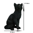 thumbnail image 3 of Ebros Large Lifelike Pawing Mystical Black Cat Statue 11.75"H with Glass Eyes, 3 of 10