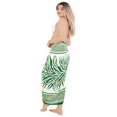thumbnail image 3 of HAPPY BAY Women's Pareo Beachwear Summer Beach Cover Ups Sarongs Bathing Suit Long Women Swimwear Coverup for Women One Size Tropical, White, 3 of 4
