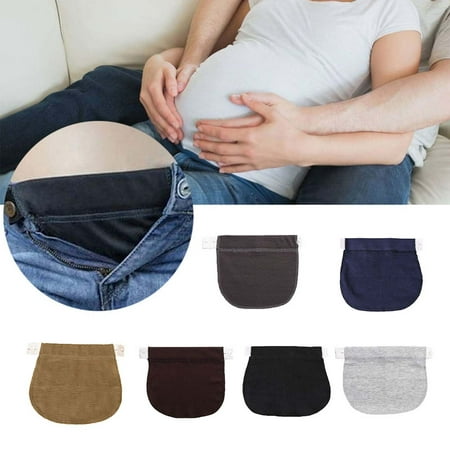 

Tejiojio Maternity/Labor/Nursing Clothing Clearance Maternity Pregnancy Waistband Belt Extender Adjustable Elastic Pants Waist