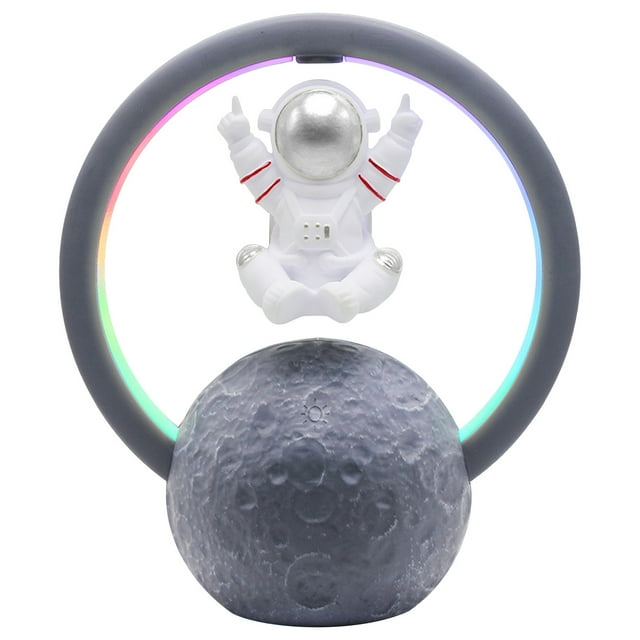 Speakers Bluetooth Wireless with Stand Astronaut Creative Rgb Suspension Astronaut Bluetooth Speaker Wireless Subwoofer Ornament Birthday Gift Floating Speakers Bluetooth Wireless