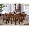 thumbnail image 4 of East West Furniture Dining Room Set Mahogany, DODA9-MAH-C, 4 of 4