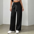 thumbnail image 6 of Jsaierl Womens Sweatpants Athletic Baggy Elastic Waist Trousers Casual Drawstring Work Jogger Pants with Pockets, 6 of 8
