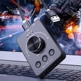 thumbnail image 5 of Controlador de Sonido Perilla de Control de Volumen de Computadora USB Compatible con Bluetooth - Perilla de Ajuste de Control de Volumen Externo, 5 of 5