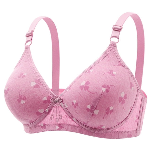 Abcnature Daily Comfort Bras for Women Thin and Steel Hoop Gathered Breathable Underwear for Daily Bras