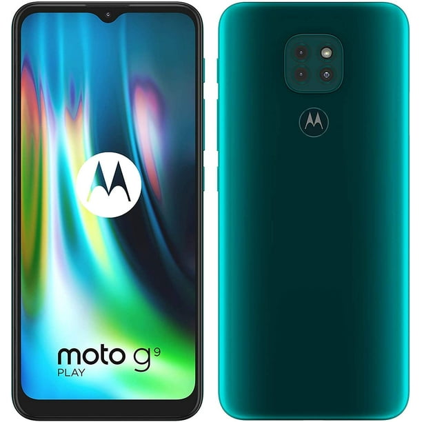 annuleren Vlot Begin Motorola Moto G9 Play XT2083-1 64GB Dual Sim GSM Unlocked Android Smart  Phone - Forest Green - Walmart.com