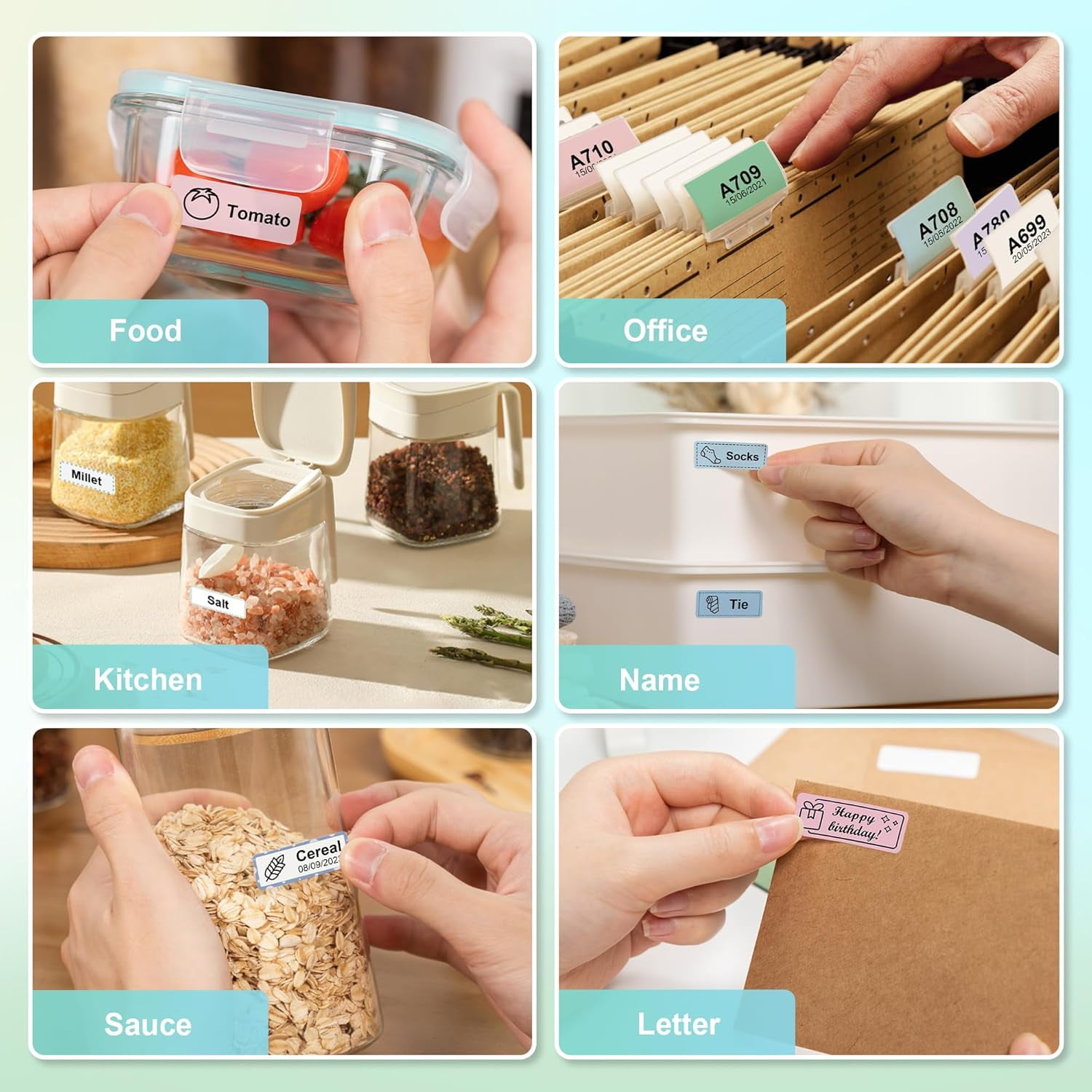 Genuine P21 Label Maker Tape, 14x40mm (0.55"x1.57") Self-Adhesive Label Compatible with Nelko P21 Label Maker for Home/Office/School, 180 tapes/roll, 3-roll, White