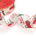 thumbnail image 5 of 5M Vintage Truck with Tree Wired Ribbon Merry Christmas Printed Ribbon for Xmas Tree Decoration and Bows Craft 5.5Yards by 2Inch, 5 of 5