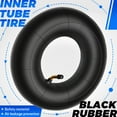 thumbnail image 6 of 4.10-4 410-4 4.10/3.50-4 Inner Tube + Tire for Garden Rototiller Snow Blower Mowers Hand Truck Wheelbarrow Go Cart Kid, 6 of 9