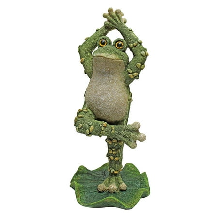 Design Toscano Boogie Down Dancing Frog Statues: Hands Up