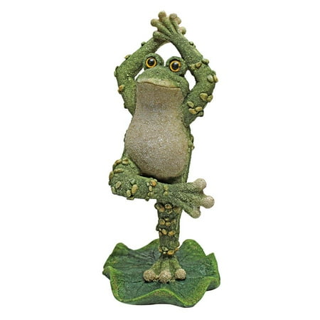 Design Toscano Boogie Down, Dancing Frog Statues: Hands Up