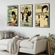 thumbnail image 4 of Póster de Bleach con figura de anime, estética gigante, decoración del hogar, pintura en lienzo de manga retro para arte de pared, mural, decoración de habitación kawaii, 4 of 5