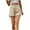 Khaki, variant on DealovyJean Shorts for Women Casual High Waisted Stretchy Summer Denim Shorts with Welt Pockets